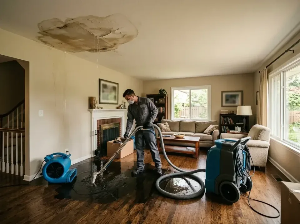 attic-pipe-burst-ceiling-drip-008 — frequently asked questions, Water Damage Restoration & Carpet Care in Brooklyn Park, MD